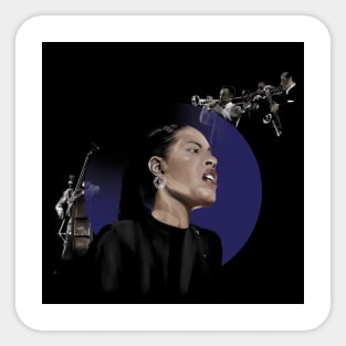 Billie Holiday and Musicians Sticker